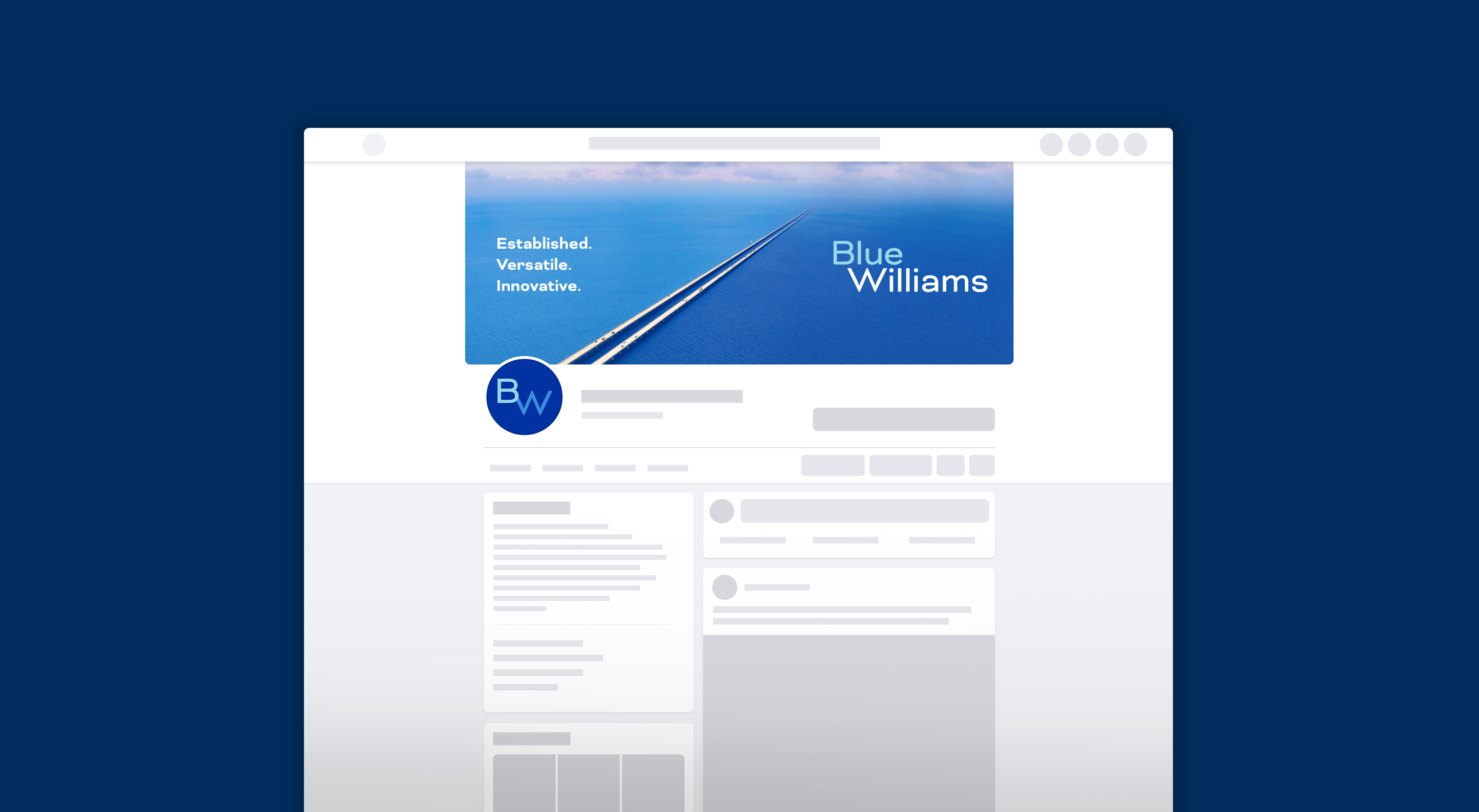 Blue Williams Social Profile