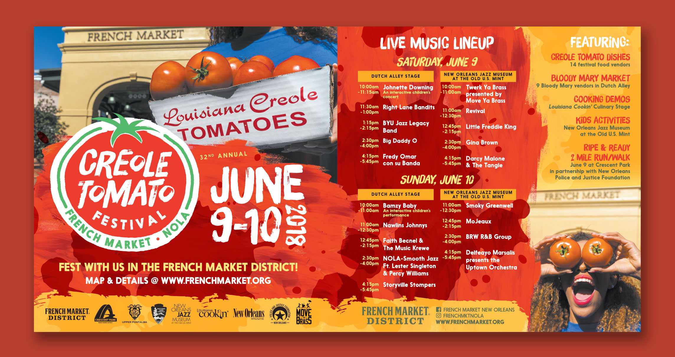 Creole Tomato Festival Print Ad