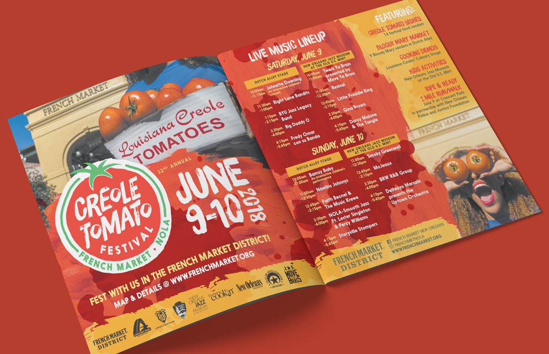 Creole Tomato Festival Print Ad