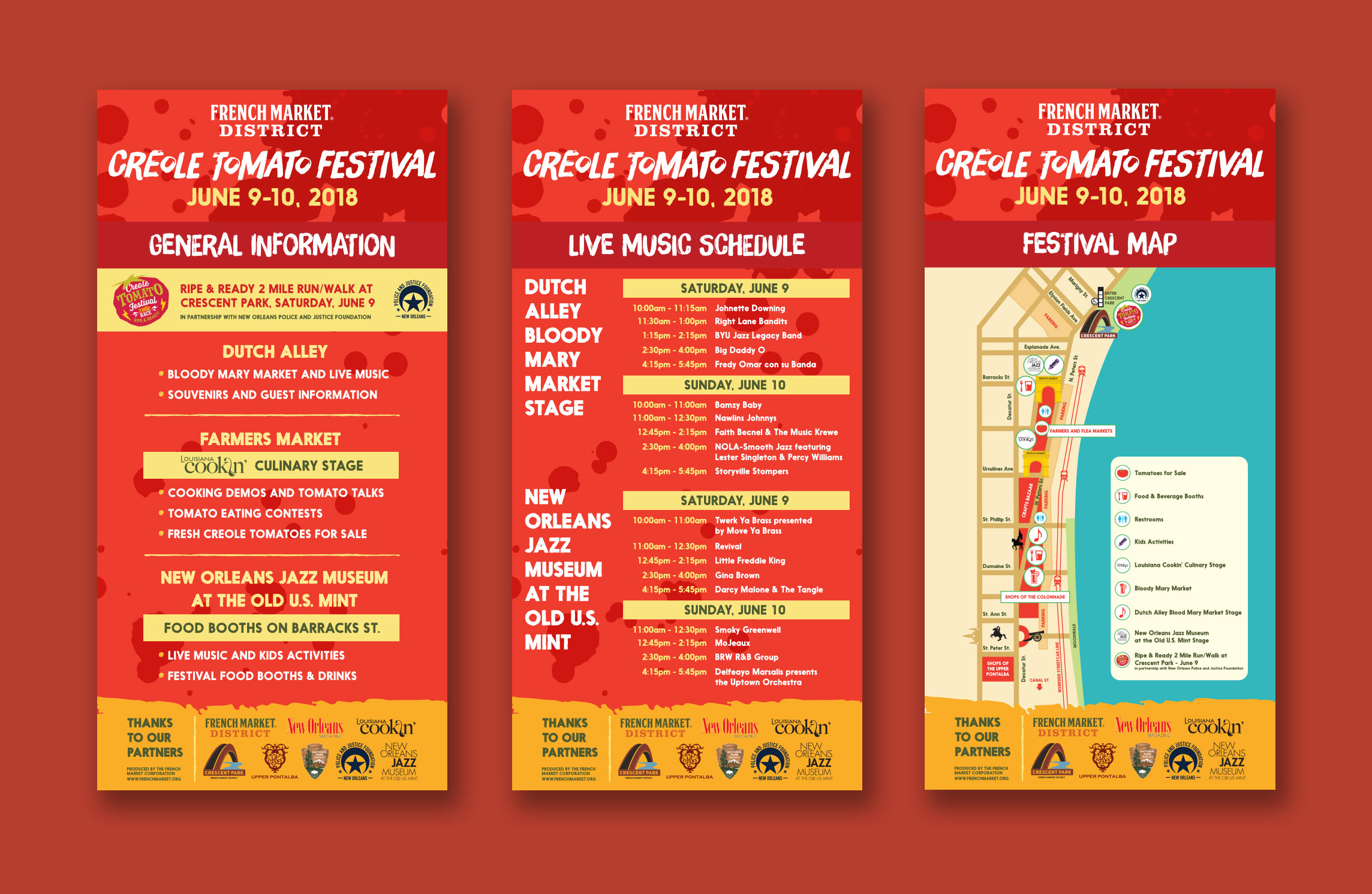Creole Tomato Festival Banners