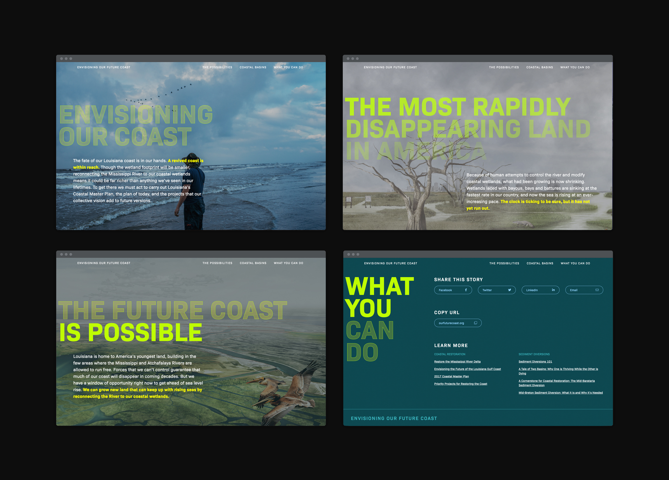 Envisioning Our Future Coast Website