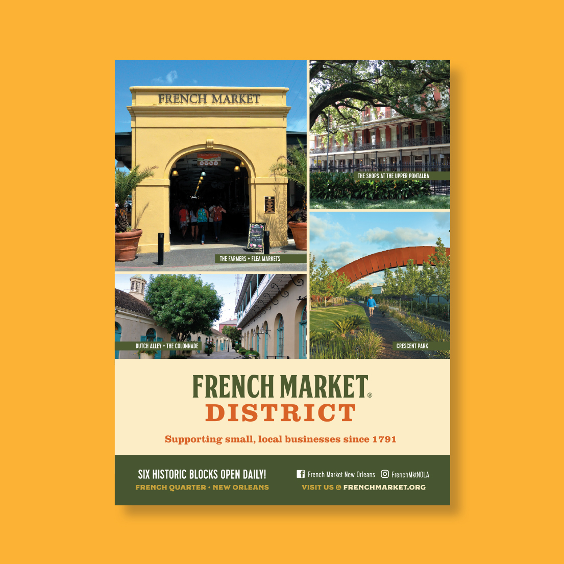 French Market District graphics