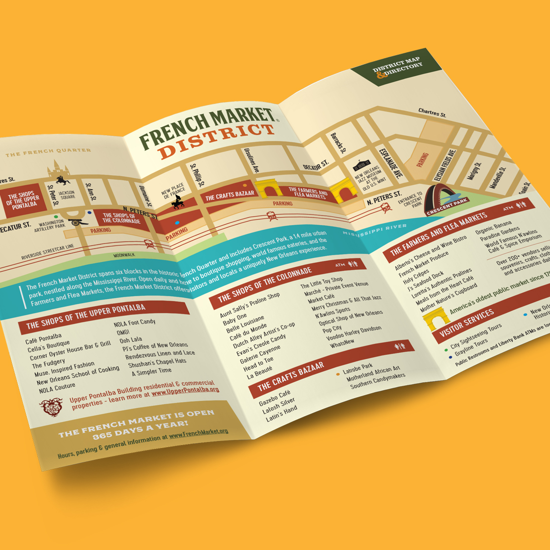 French Market District brochure