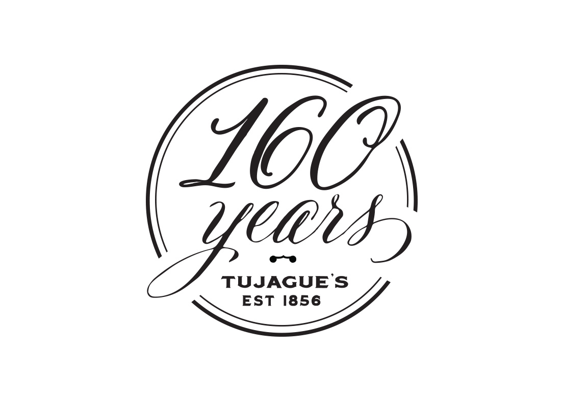 Tujagues 160 Years Logo