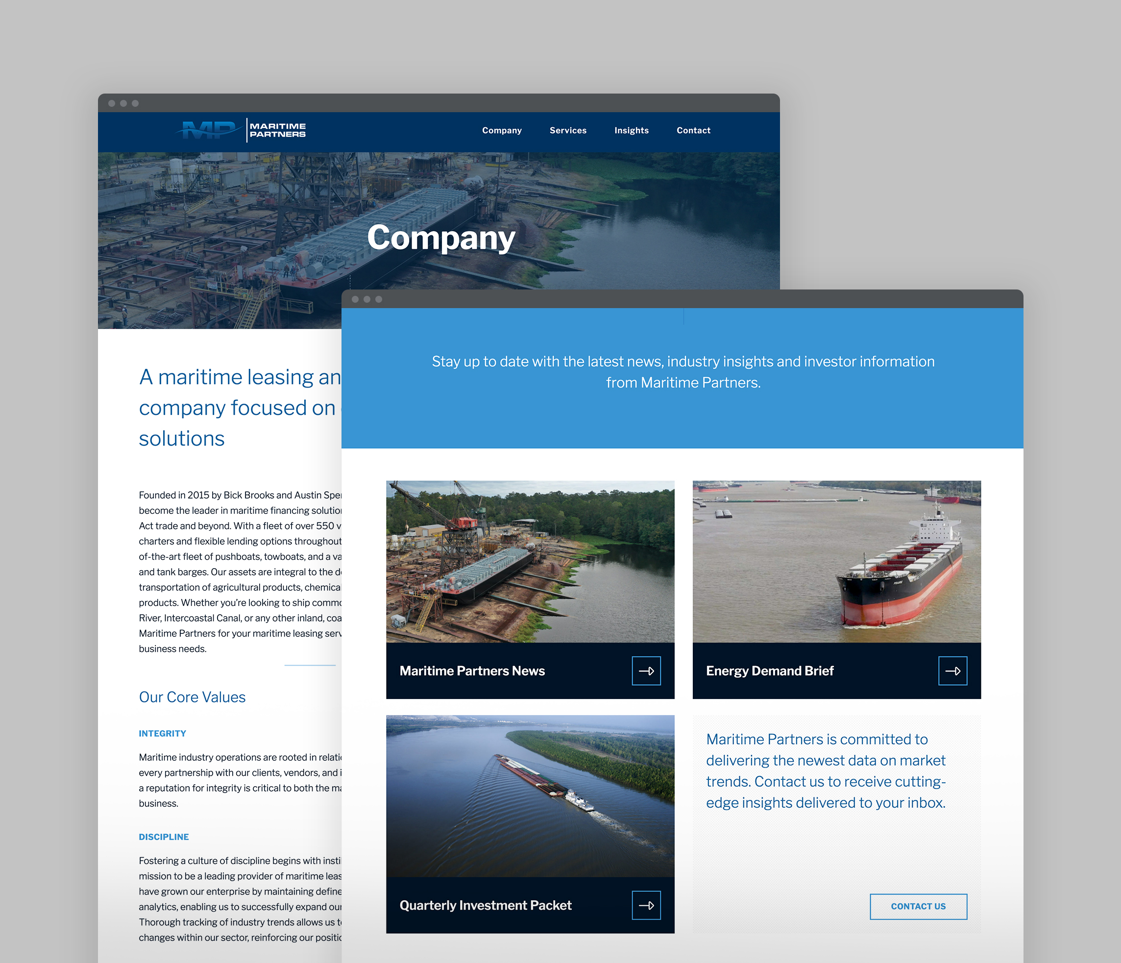 Maritime Partners Website