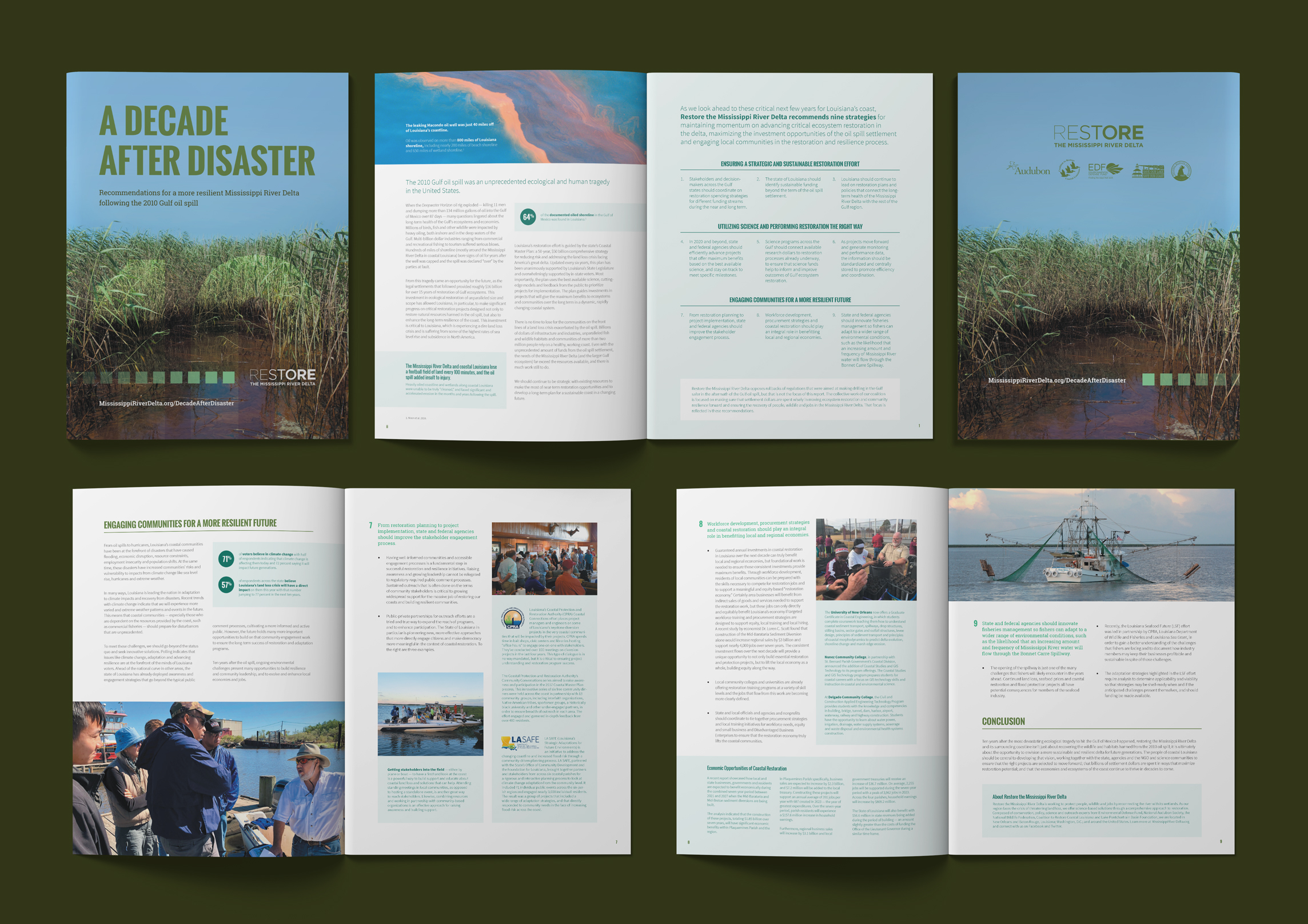 Restore the Mississippi River Delta BP10 Report