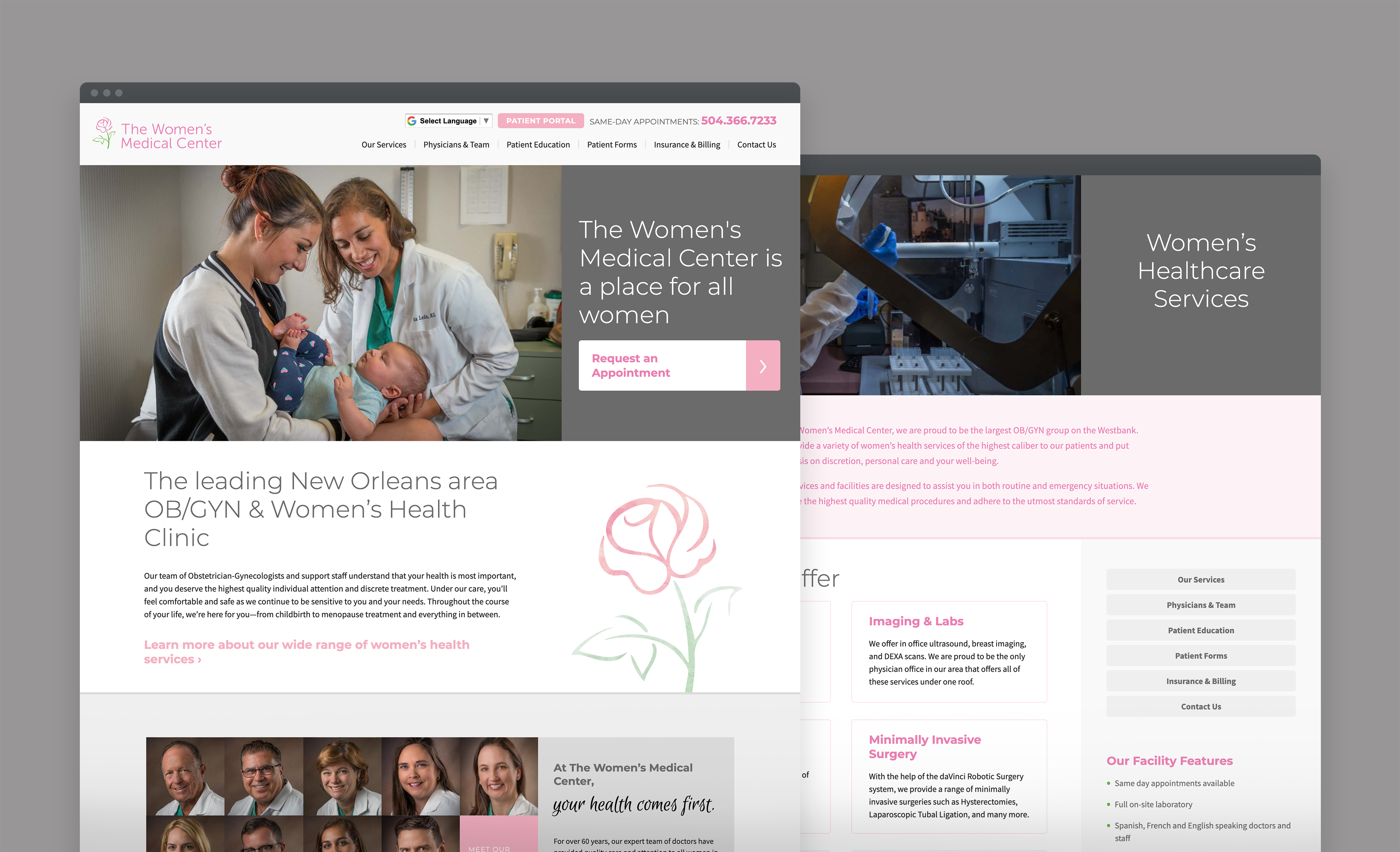 Website Collection - Women’s Medical Center